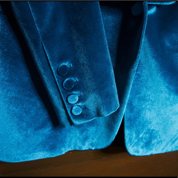 Self Portrait Velvet Blazer - Picture 6 of 8